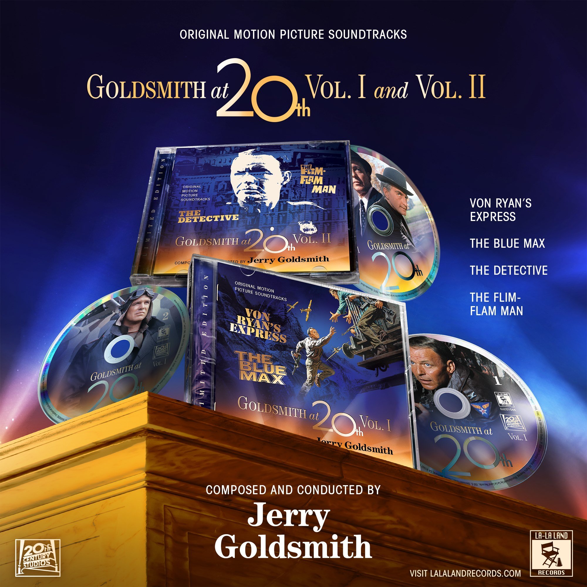 La-La Land Records: GOLDSMITH AT 20th VOL. 2 – THE DETECTIVE / THE  FLIM-FLAM MAN - Scores & Veröffentlichungen - Soundtrack Board
